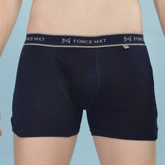 Super Combed Cotton Soft Rib Men Pack of 2 Solid Trunk
