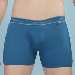 Super Combed Cotton Soft Rib Men Pack of 2 Solid Trunk