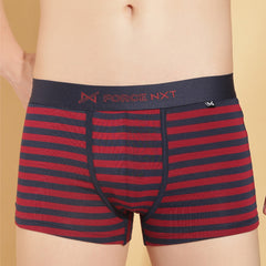 Super Combed Cotton Four Way Stretch Mens Striped Trunk