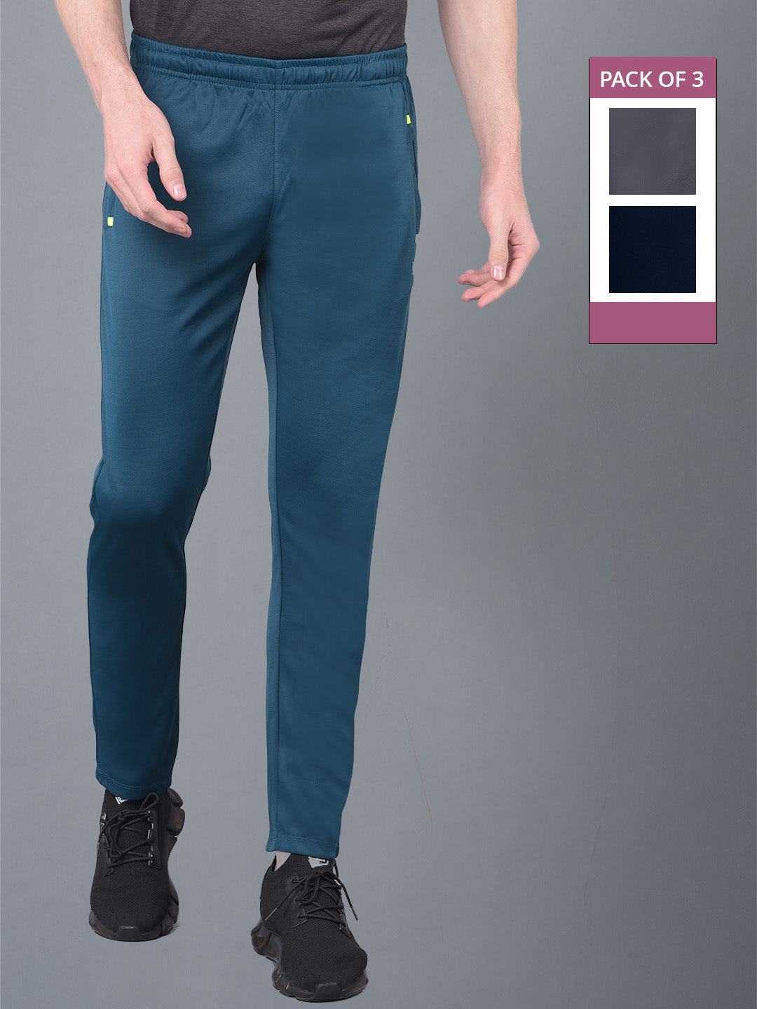 Anti Viral Anti Odour Cool Mens  Pack Of 3 Sports Track Pant