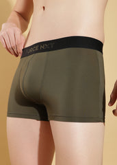 Force NXT Men's Polyamide Microfiber Elastane Stretch Fabric Solid Trunk