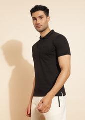 Force NXT Men's Super Combed Cotton Rich Fabric Half-Sleeves Polo T-Shirt