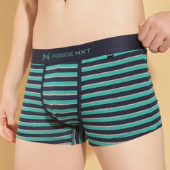 Super Combed Cotton Four Way Stretch Mens Striped Trunk