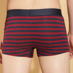 Super Combed Cotton Four Way Stretch Mens Striped Trunk