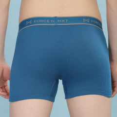 Super Combed Cotton Soft Rib Men Pack of 2 Solid Trunk