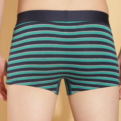 Super Combed Cotton Four Way Stretch Mens Striped Trunk