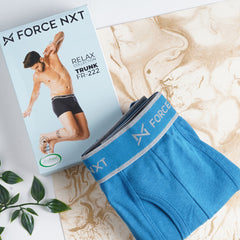 Super Combed Cotton Soft Rib Men Pack of 2 Solid Trunk