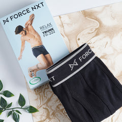 Super Combed Cotton Soft Rib Men Pack of 2 Solid Trunk