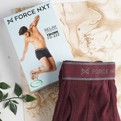 Super Combed Cotton Soft Rib Mens Solid Trunk