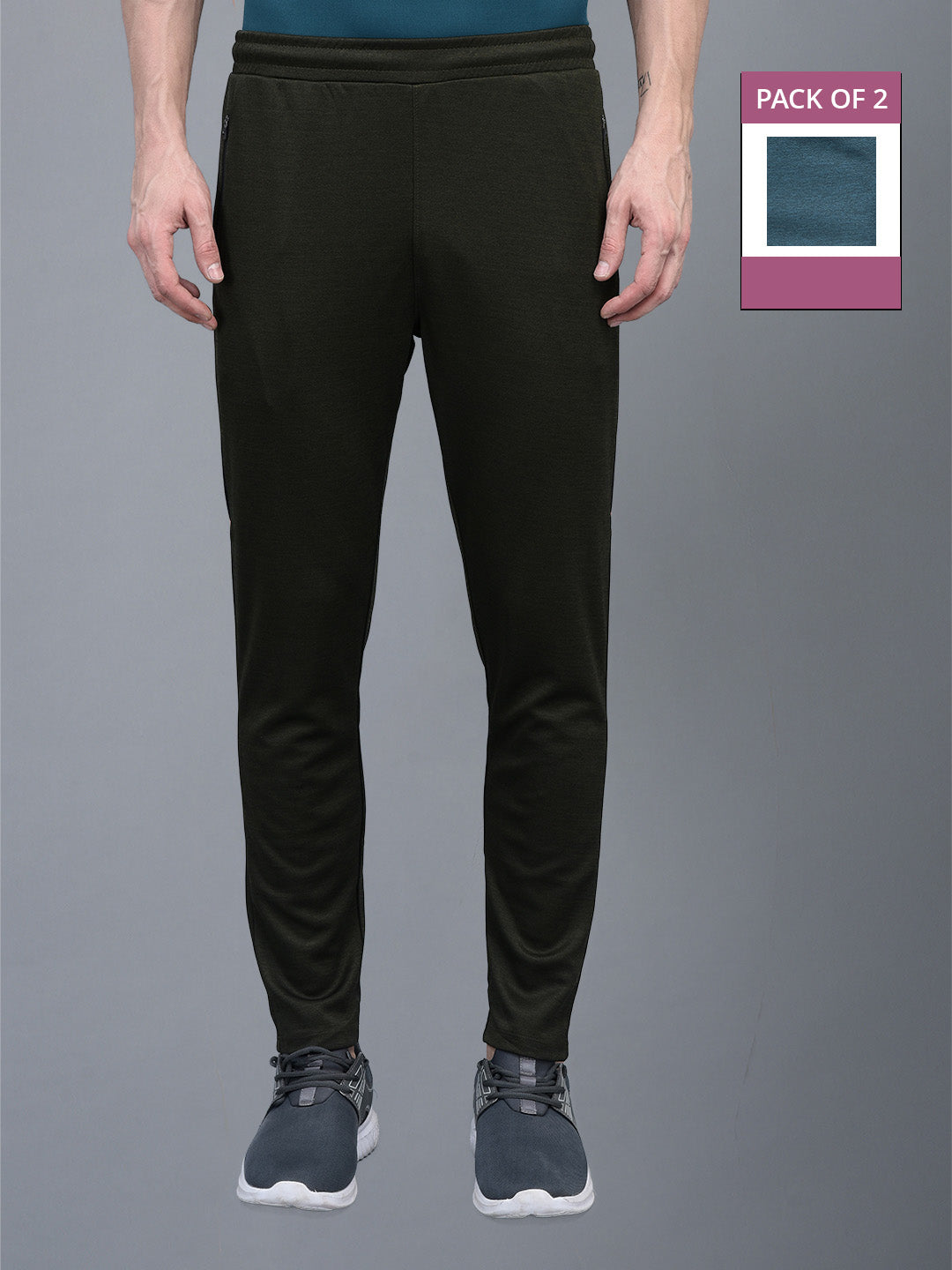 Anti Viral Anti Odour Cool Mens  Pack Of 2 Sports Track Pant