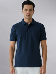 Force NXT Men's Super Combed Cotton Interlock Fabric Polo T-Shirt
