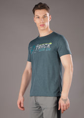 Anti Viral Anti Odour Cool Mens Round Neck Pack Of 2 Sports Printed T-Shirt