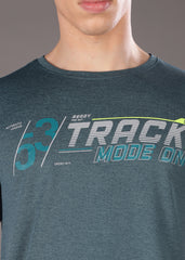 Anti Viral Anti Odour Cool Mens Round Neck Pack Of 2 Sports Printed T-Shirt