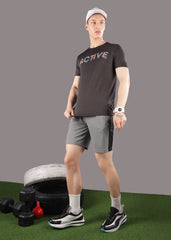 Anti Viral Anti Odour Cool Mens Round Neck Pack Of 2 Sports Printed T-Shirt