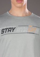Anti Viral Anti Odour Cool Mens Round Neck Pack Of 2 Sports Printed T-Shirt