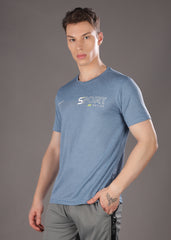 Anti Viral Anti Odour Cool Mens Round Neck Pack Of 2 Sports Printed T-Shirt