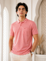 Force NXT Men's Super Combed Cotton Rich Fabric Half-Sleeves Polo T-Shirt