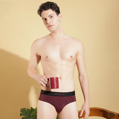 Force NXT Men's Polyamide Microfiber Elastane Stretch Fabric Solid Brief