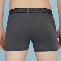Super Combed Cotton Soft Rib Men Pack of 2 Solid Trunk