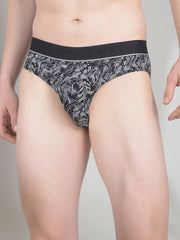 Ultrasoft Micromodal Four Way Stretch Printed Mens Brief