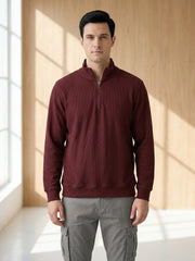 Force NXT Men's Full Sleeves High-Neck Sweatshirt