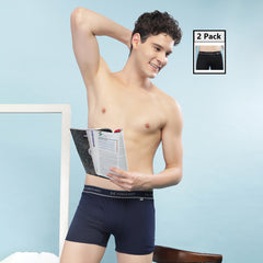 Super Combed Cotton Solid Mens Pack of 2 Trunk