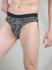 Ultrasoft Micromodal Four Way Stretch Printed Mens Brief
