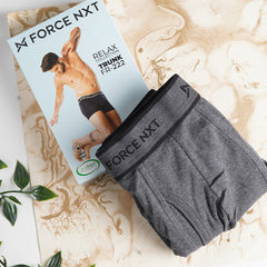 Super Combed Cotton Soft Rib Men Pack of 2 Solid Trunk