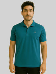 Force NXT Men's Premium Microfiber Fabric Polo T-Shirt