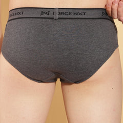 Super Combed Cotton Solid Mens Pack of 3 Brief