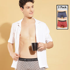 Ultrasoft Micromodal Four Way Stretch  Mens Pack of 3 Printed Trunk