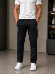 Force NXT Men's Premium Microfiber Fabric Track Pant with Zipper Side Pocket
