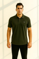 Force NXT Men's Premium Microfiber Fabric Polo T-Shirt