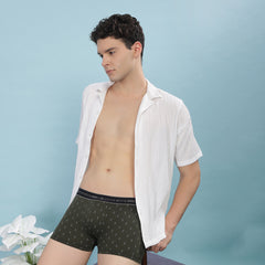 Super Combed Cotton Printed Mens Trunk