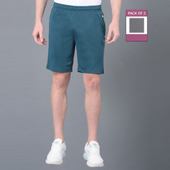 Anti Viral Anti Odour Cool Mens Pack Of 2 Sports Shorts