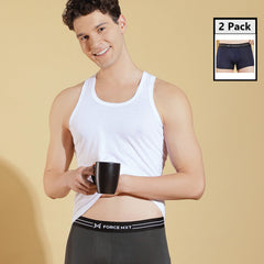 Ultrasoft Micromodal Four Way Stretch Mens Pack of 2 Printed Trunk
