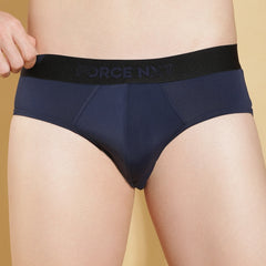 Force NXT Men's Polyamide Microfiber Elastane Stretch Fabric Solid Brief