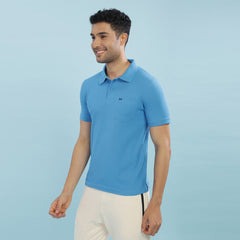 Force NXT Super Combed Cotton Mens Collared Polo Solid T-Shirt