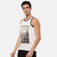 Force NXT Super Combed Cotton Mens Tank Top Printed Vest