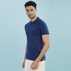 Force NXT Super Combed Cotton Mens Collared Polo Solid T-Shirt