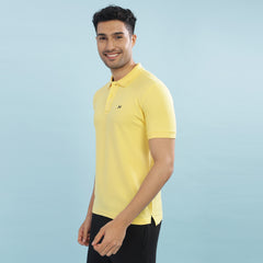 Force NXT Super Combed Cotton Mens Collared Polo Solid T-Shirt