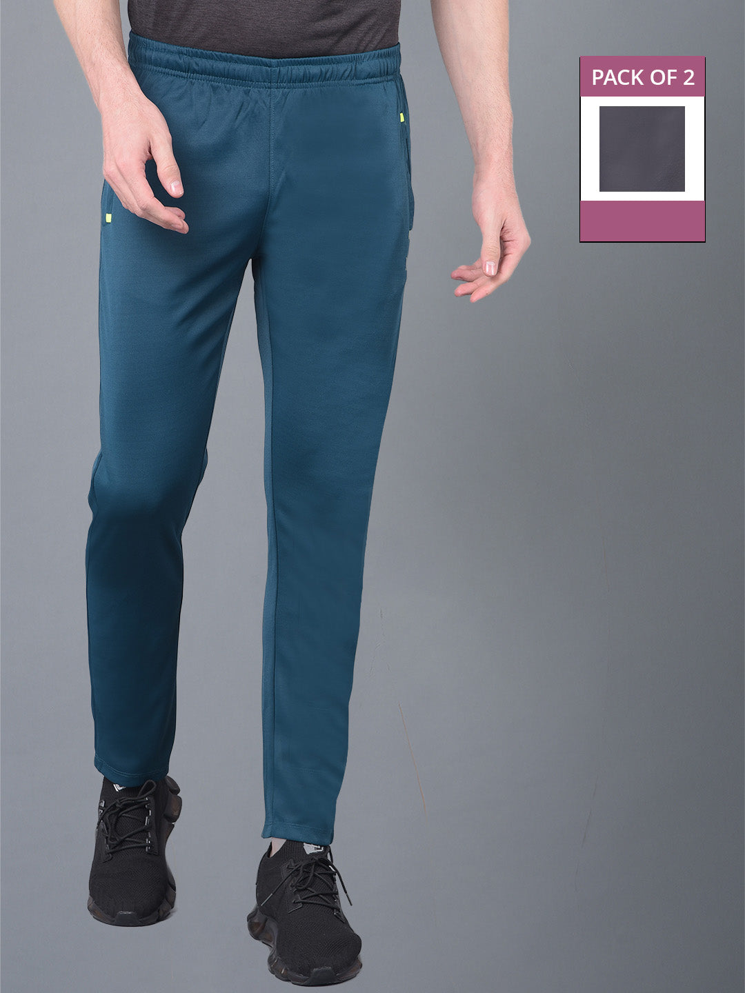 Anti Viral Anti Odour Cool Mens  Pack Of 2 Sports Track Pant