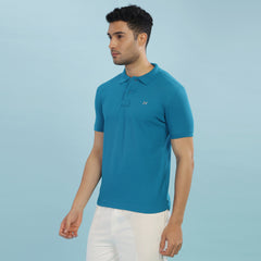 Force NXT Super Combed Cotton Mens Collared Polo Solid T-Shirt