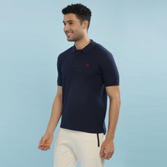 Force NXT Super Combed Cotton Mens Collared Polo Solid T-Shirt