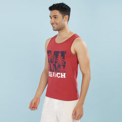 Force NXT Super Combed Cotton Mens Tank Top Printed Vest