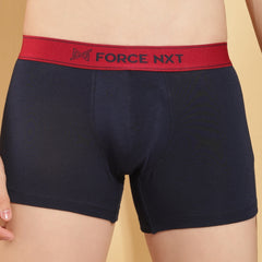 Super Combed Cotton Four Way Stretch Solid Mens Pack of 3 Trunk