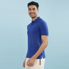 Force NXT Super Combed Cotton Mens Collared Polo Solid T-Shirt