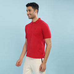 Force NXT Super Combed Cotton Mens Collared Polo Solid T-Shirt