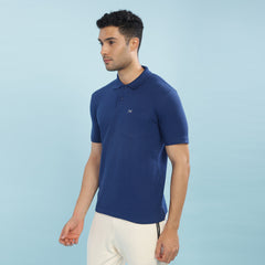 Force NXT Super Combed Cotton Mens Collared Polo Solid T-Shirt