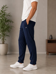 Force NXT Men's Premium Microfiber Fabric Track Pant with Zipper Side Pocket